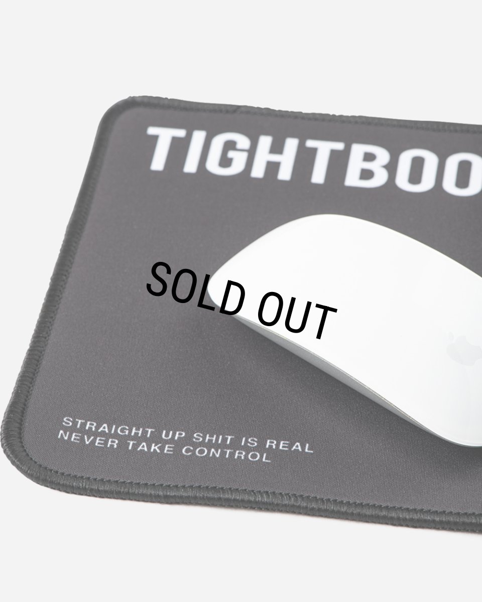 画像5: TIGHTBOOTH/LABEL LOGO MOUSE PAD（Black）［マウスパッド-24夏］ (5)