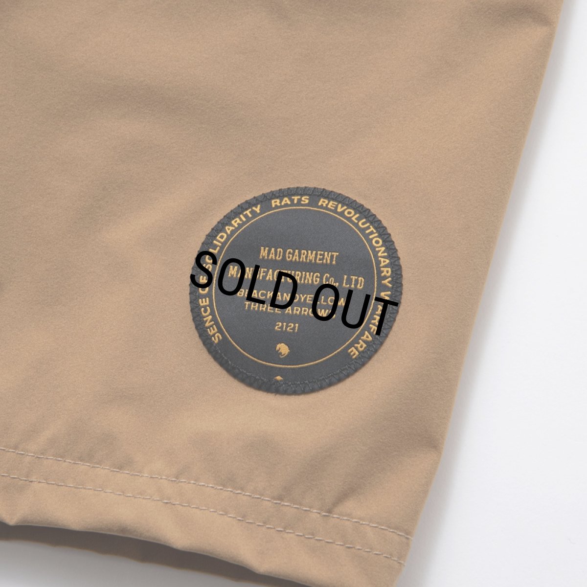 画像4: RATS/LOGO SURF SHORTS（BROWN）［ロゴサーフショーツ-24春夏］ (4)