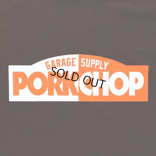 画像3: PORKCHOP/24 BLOCK LOGO TEE（BROWN）［プリントT-24春夏］