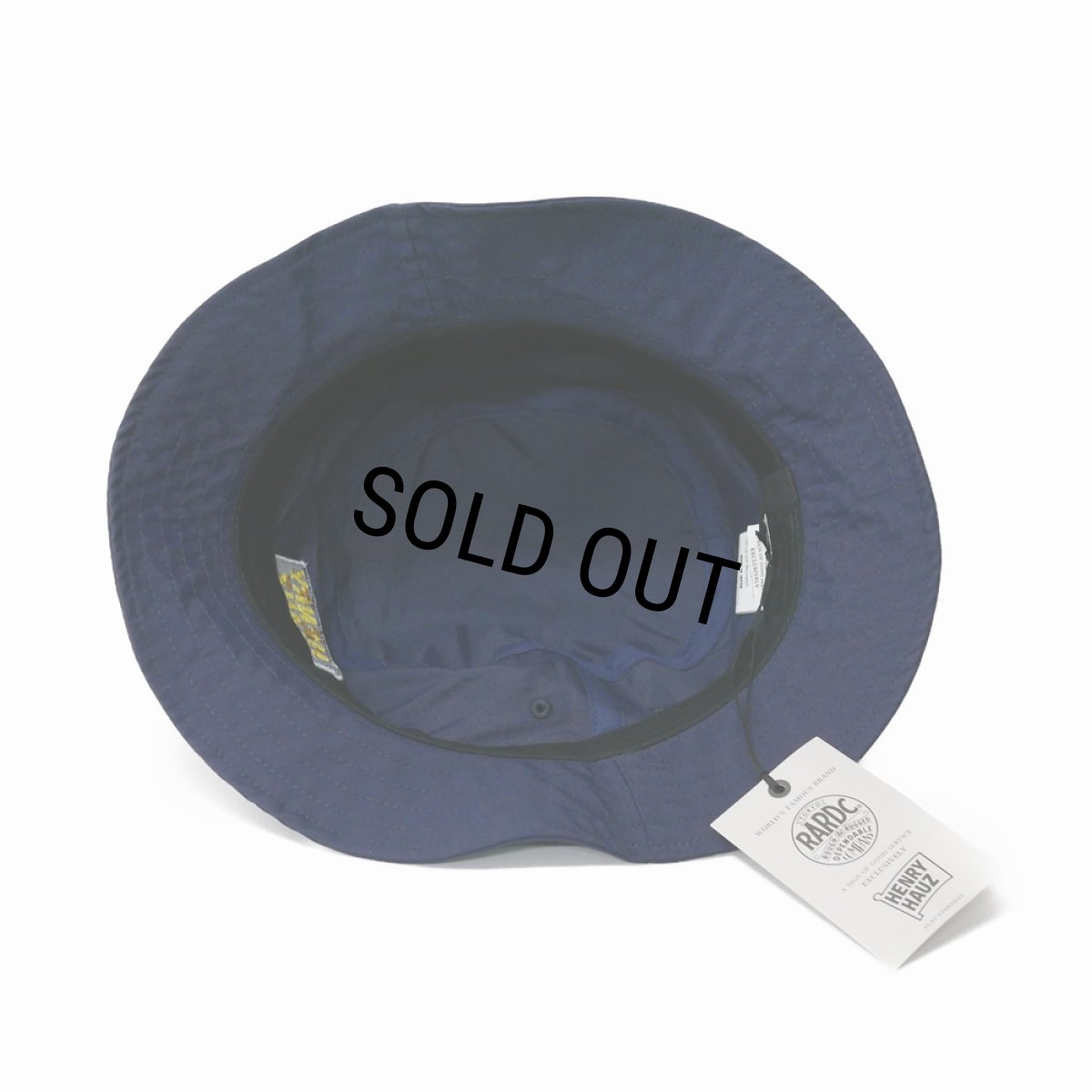 画像3: ROUGH AND RUGGED/HENRY HAUZ NYLON HAT（NAVY）［ナイロンハット-24春夏］ (3)