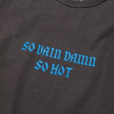 画像4: 【30%OFF】CALEE/BINDER NECK WING LOGO VINTAGE TEE ＜NATURALLY PAINT DESIGN＞（CHARCOAL）［プリントT-24春夏］ (4)