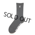 COOTIE PRODUCTIONS/Raza Middle Socks（Black）［ミドルソックス-24秋冬］