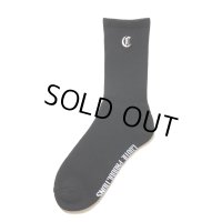 COOTIE PRODUCTIONS/Raza Middle Socks（Black）［ミドルソックス-24秋冬］