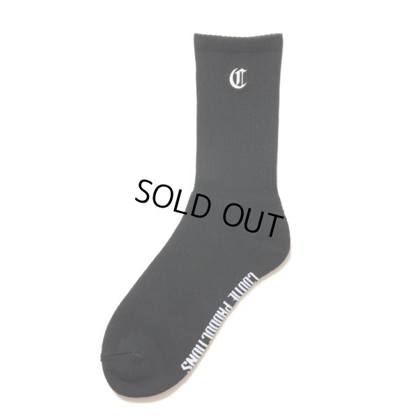 画像1: COOTIE PRODUCTIONS/Raza Middle Socks（Black）［ミドルソックス-24秋冬］