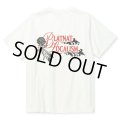 CALEE/BINDER NECK R&F VINTAGE T-SHIRT ＜NATURALLY PAINT DESIGN＞（WHITE）［プリントT-24春夏］