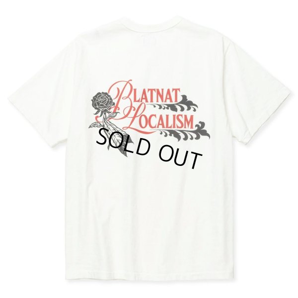 画像1: CALEE/BINDER NECK R&F VINTAGE T-SHIRT ＜NATURALLY PAINT DESIGN＞（WHITE）［プリントT-24春夏］