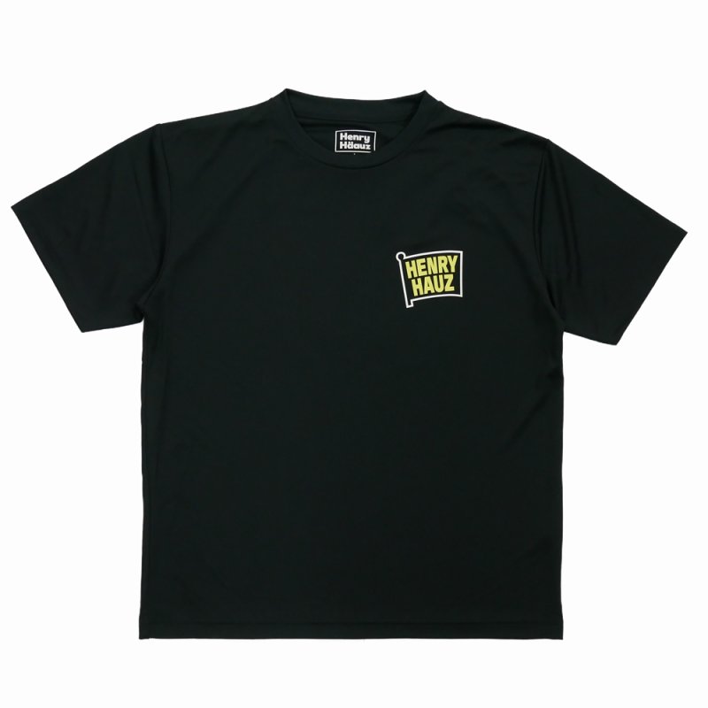 画像1: ROUGH AND RUGGED/HENRY HAUZ DRY TEE（BLACK）［ドライT-24春夏］