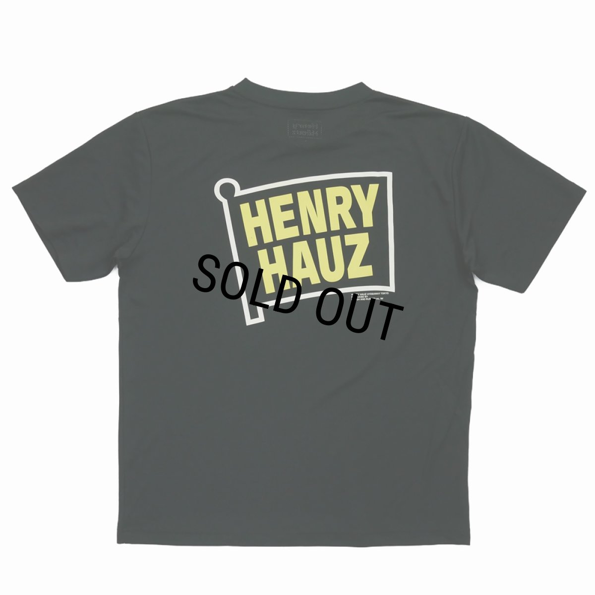 画像2: ROUGH AND RUGGED/HENRY HAUZ DRY TEE（BLACK）［ドライT-24春夏］ (2)