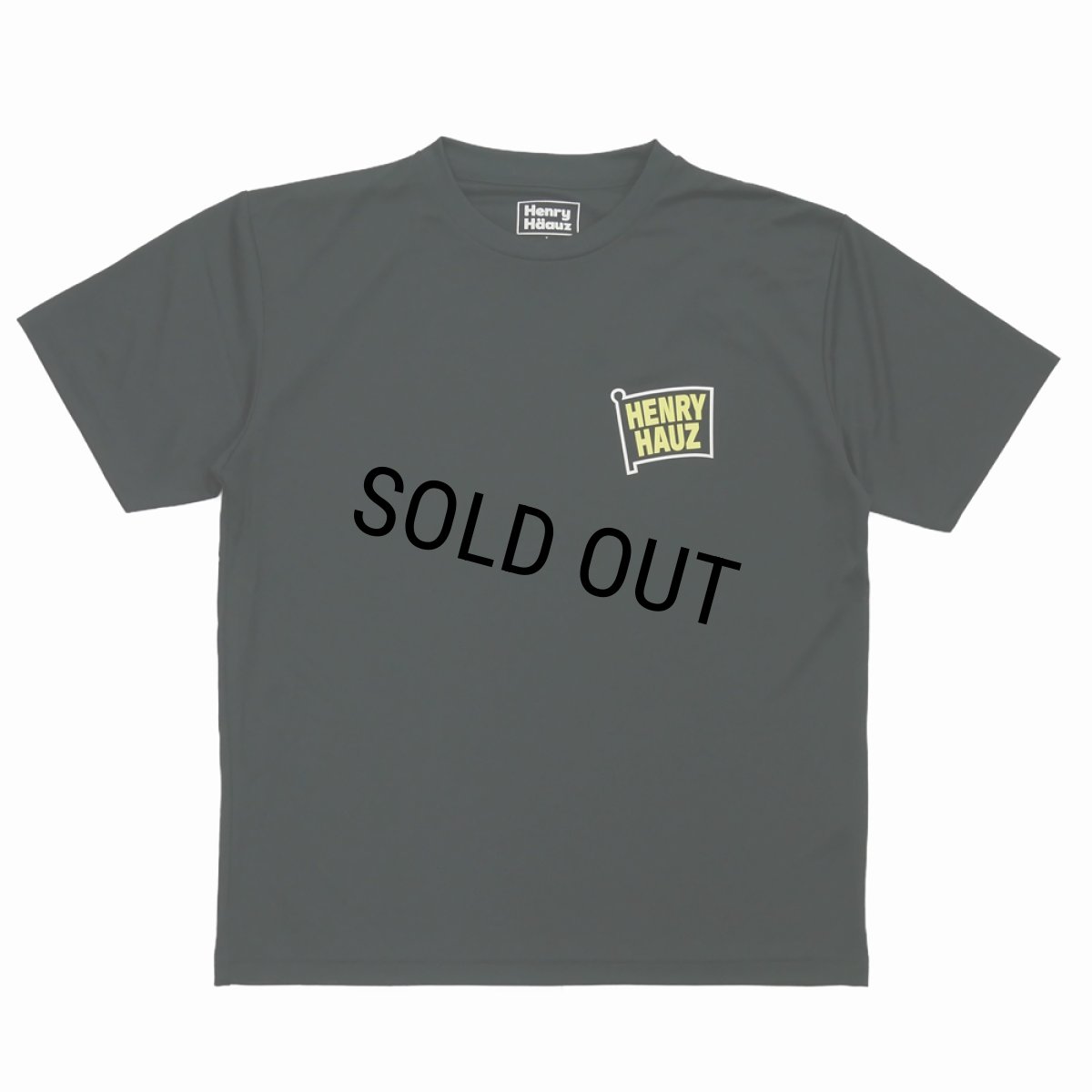 画像1: ROUGH AND RUGGED/HENRY HAUZ DRY TEE（BLACK）［ドライT-24春夏］ (1)