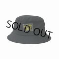 ROUGH AND RUGGED/HENRY HAUZ NYLON HAT（BLACK）［ナイロンハット-24春夏］