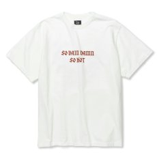 画像2: 【40%OFF】CALEE/BINDER NECK WING LOGO VINTAGE TEE ＜NATURALLY PAINT DESIGN＞（WHITE）［プリントT-24春夏］ (2)