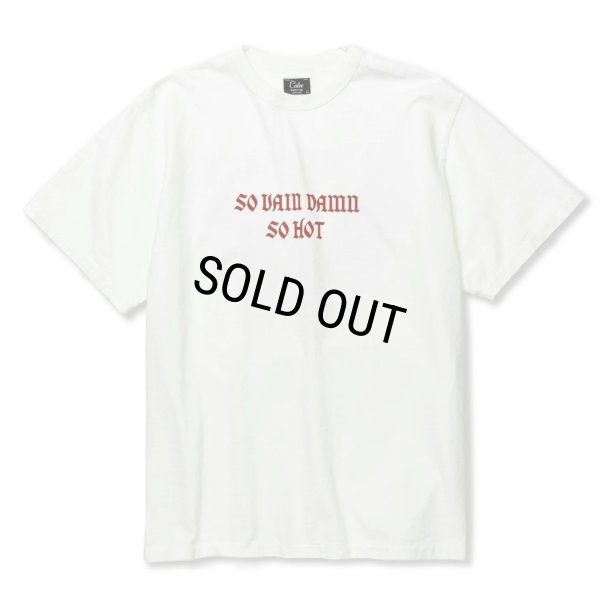 画像2: 【40%OFF】CALEE/BINDER NECK WING LOGO VINTAGE TEE ＜NATURALLY PAINT DESIGN＞（WHITE）［プリントT-24春夏］
