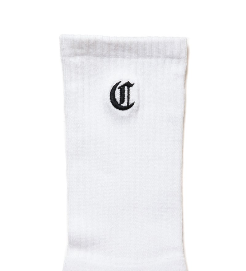 画像2: COOTIE PRODUCTIONS/Raza Middle Socks（White）［ミドルソックス-24秋冬］