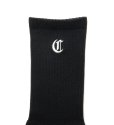 画像2: COOTIE PRODUCTIONS/Raza Middle Socks（Black）［ミドルソックス-24秋冬］ (2)