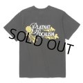 CALEE/BINDER NECK R&F VINTAGE T-SHIRT ＜NATURALLY PAINT DESIGN＞（BLACK）［プリントT-24春夏］