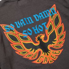 画像5: 【30%OFF】CALEE/BINDER NECK WING LOGO VINTAGE TEE ＜NATURALLY PAINT DESIGN＞（CHARCOAL）［プリントT-24春夏］ (5)