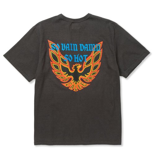 他の写真2: 【30%OFF】CALEE/BINDER NECK WING LOGO VINTAGE TEE ＜NATURALLY PAINT DESIGN＞（CHARCOAL）［プリントT-24春夏］