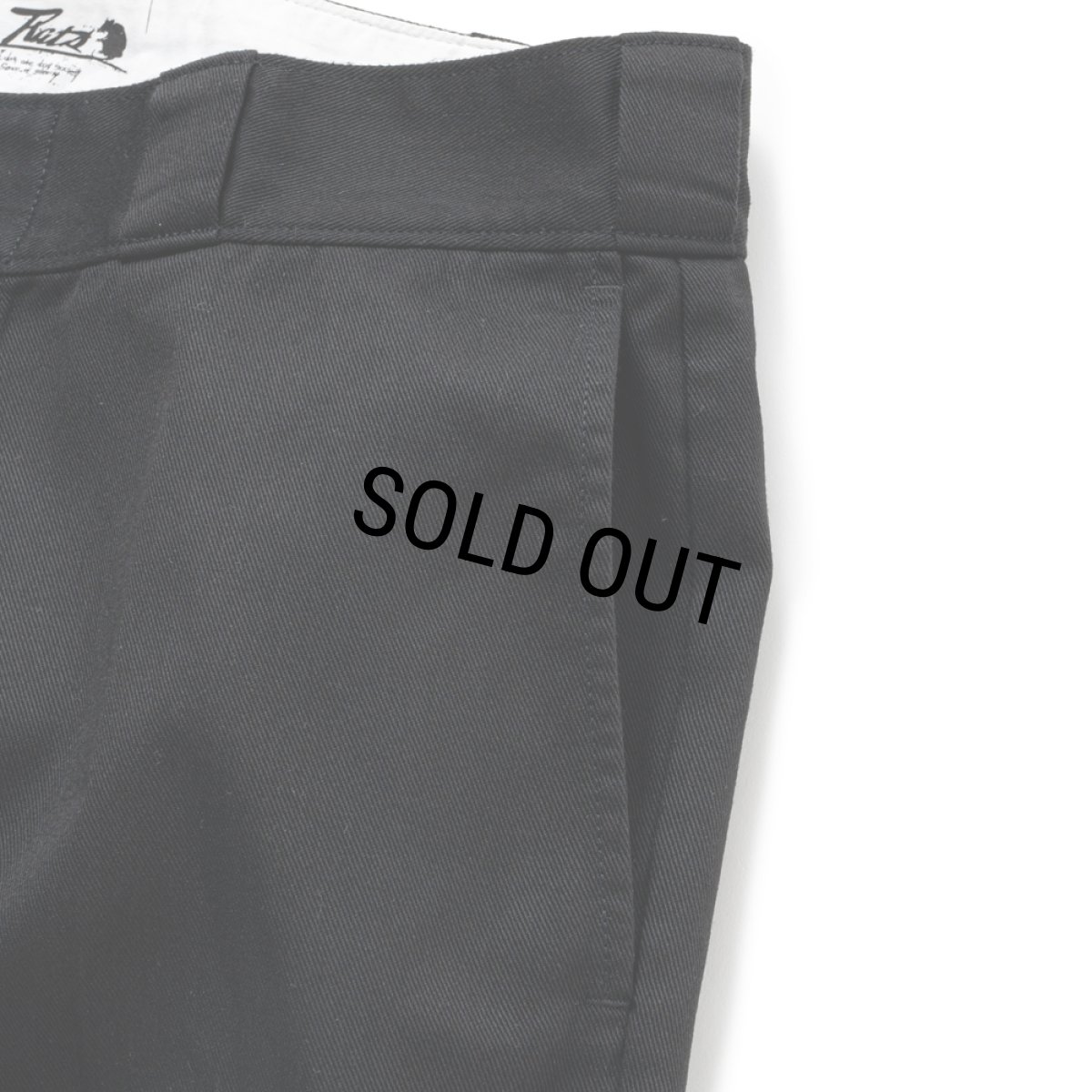 画像4: RATS/T/C WORK PANTS PRINT（BLACK）［T/Cワークパンツ-24春夏］ (4)