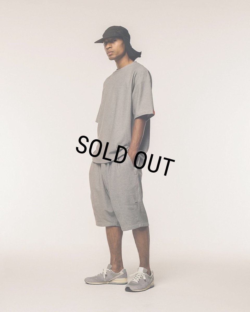 画像6: TIGHTBOOTH/HONEYCOMB BORDER T-SHIRT（Grey）［ハニカムボーダーT-24夏］ (6)