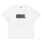 【30%OFF】RATS/ANIMAL X TEE（WHITE）［プリントT-24春夏］