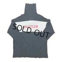 【30%OFF】DAIRIKU/"HUSTLER" Tartle Neck Tee（Black）［タートルネック長袖T-24秋冬］