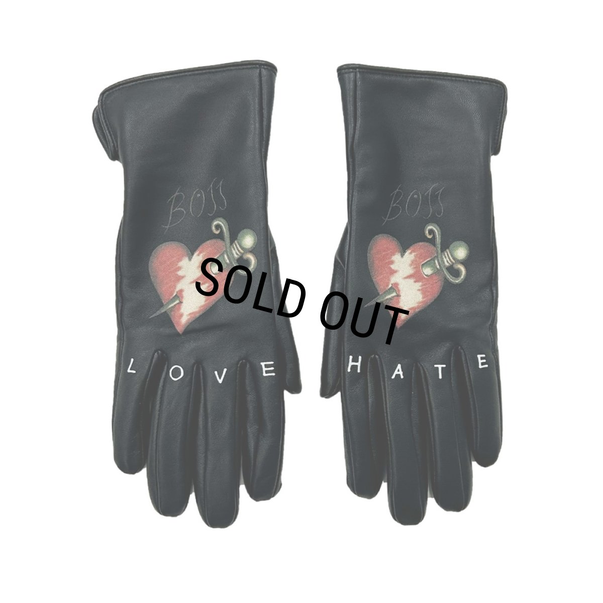 画像1: DAIRIKU/"Mitchum" Leather Glove（Black）［レザーグローブ-24秋冬］ (1)