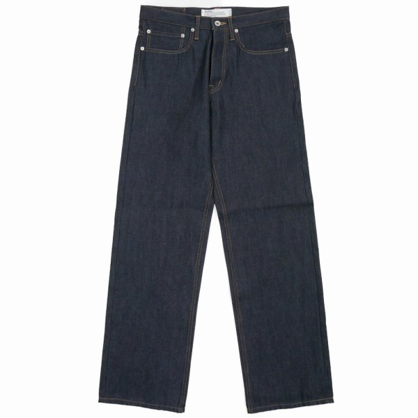 画像1: DAIRIKU/"Straight" Rigid Denim Pants（Indigo）［"ストレート"リジッドデニムパンツ-25秋冬］