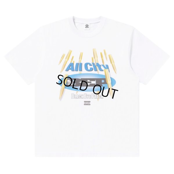 画像1: BlackEyePatch/BULLET RAIN TEE（WHITE）