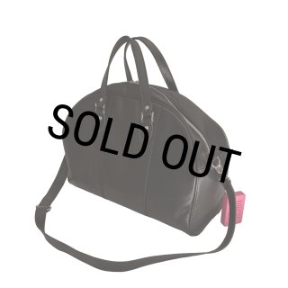 バッグ DAIRIKU [ Leather Boston Bag ] Black GQ SHOP | DAIRIKU【Leather Boston Bag with Soup Acce