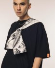画像2: 【30%OFF】TIGHTBOOTH/HONEYCOMB BORDER T-SHIRT（Black）［ハニカムボーダーT-24夏］ (2)