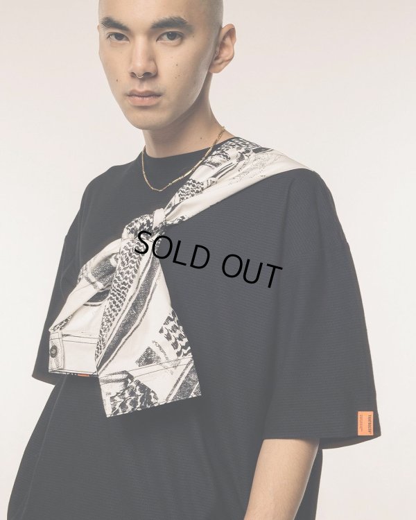 画像2: 【30%OFF】TIGHTBOOTH/HONEYCOMB BORDER T-SHIRT（Black）［ハニカムボーダーT-24夏］