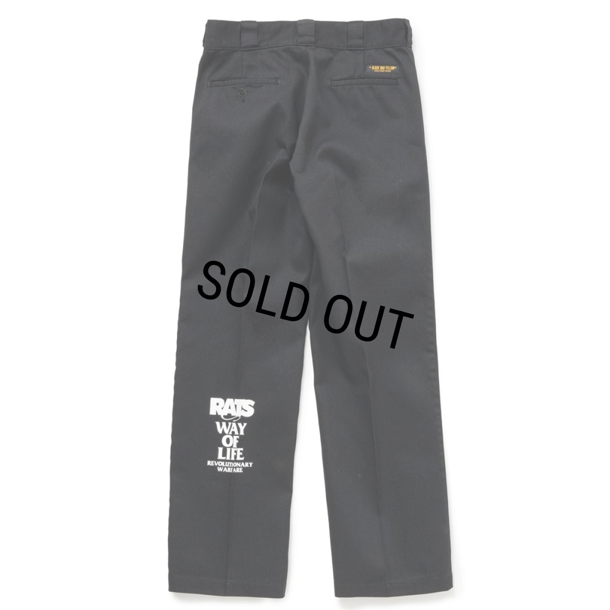 画像1: RATS/T/C WORK PANTS PRINT（BLACK）［T/Cワークパンツ-24春夏］ (1)