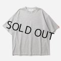 TIGHTBOOTH/HONEYCOMB BORDER T-SHIRT（Grey）［ハニカムボーダーT-24夏］