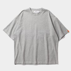 画像1: TIGHTBOOTH/HONEYCOMB BORDER T-SHIRT（Grey）［ハニカムボーダーT-24夏］ (1)