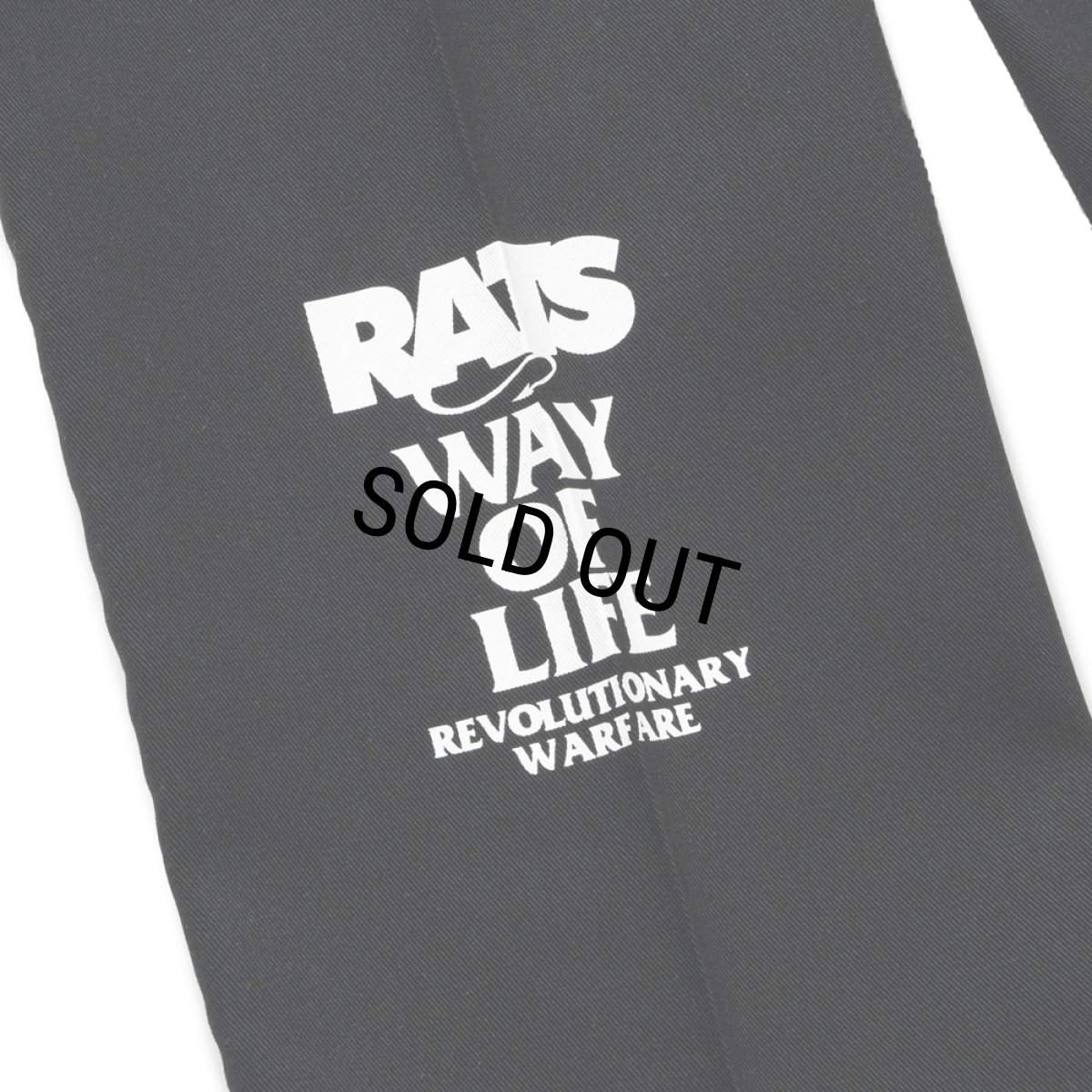 画像6: RATS/T/C WORK PANTS PRINT（BLACK）［T/Cワークパンツ-24春夏］ (6)