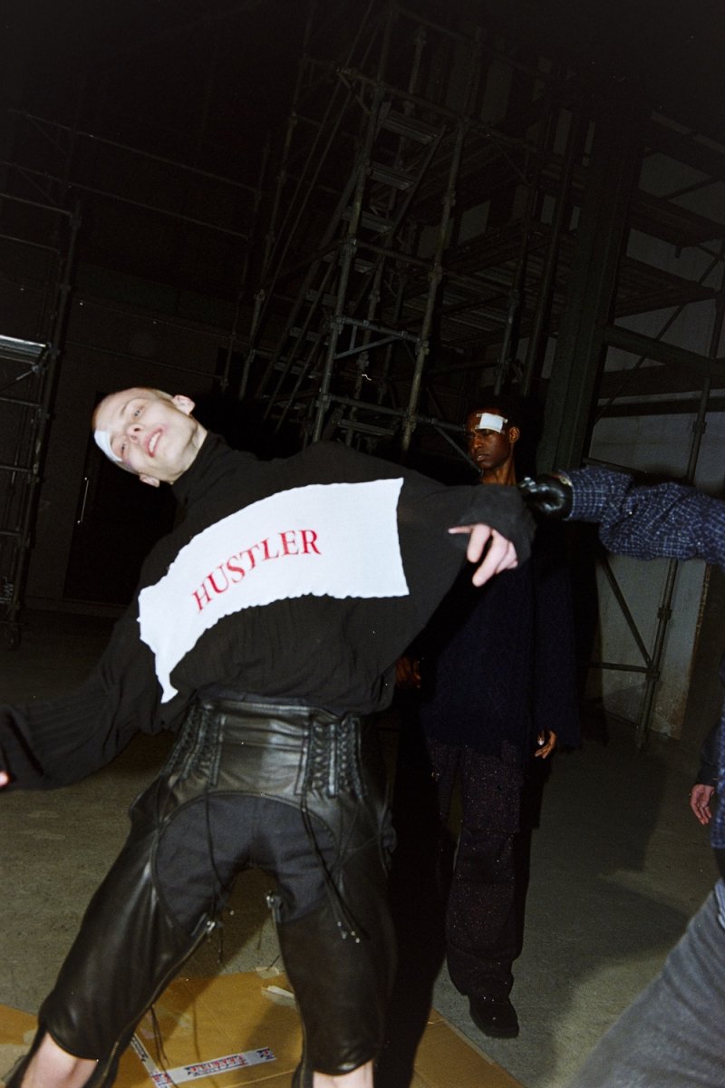 画像3: 【30%OFF】DAIRIKU/"HUSTLER" Tartle Neck Tee（Black）［タートルネック長袖T-24秋冬］