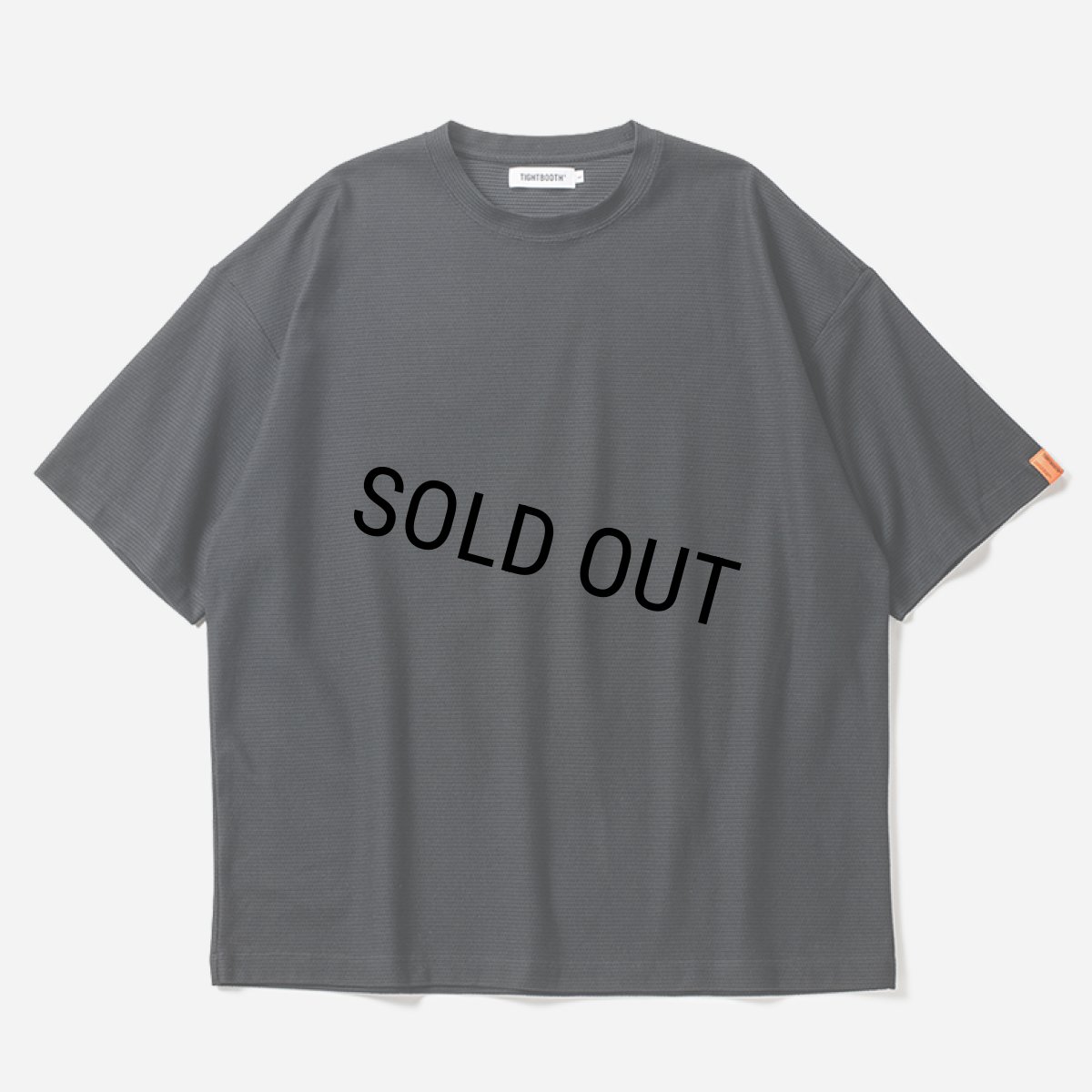 画像1: 【30%OFF】TIGHTBOOTH/HONEYCOMB BORDER T-SHIRT（Black）［ハニカムボーダーT-24夏］ (1)