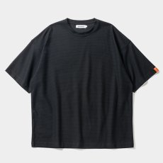 画像1: 【30%OFF】TIGHTBOOTH/HONEYCOMB BORDER T-SHIRT（Black）［ハニカムボーダーT-24夏］ (1)