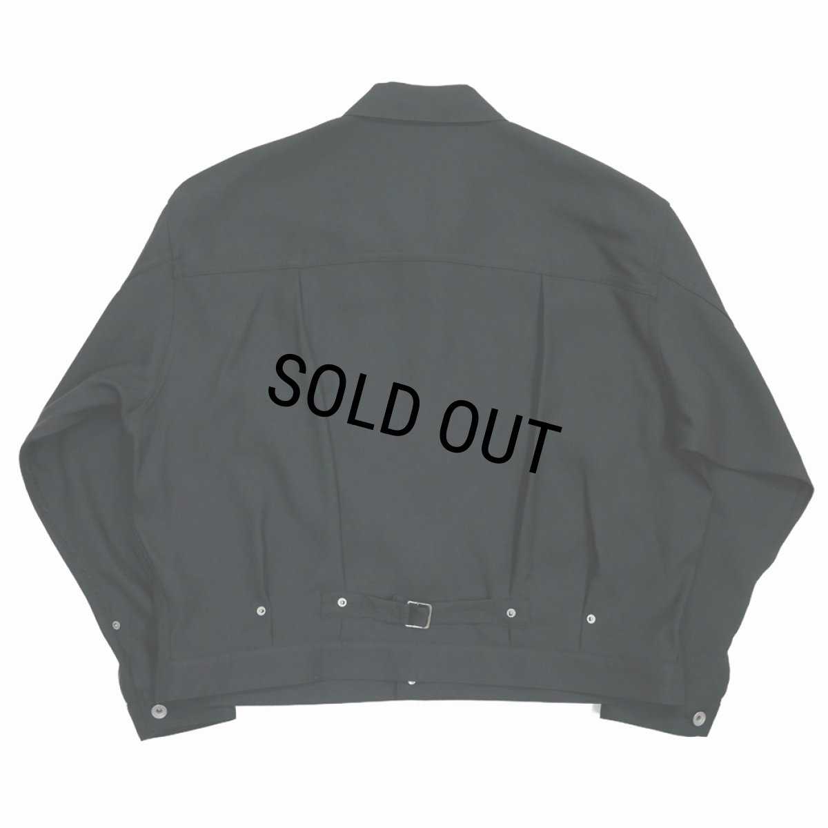 画像2: DAIRIKU/2pkt Polyester Jacket（Black）［2ポケットポリエステルJKT-24秋冬］ (2)