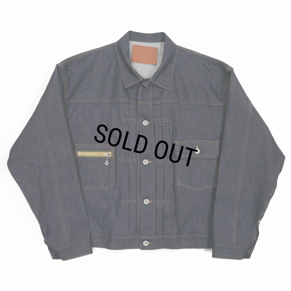 画像1: DAIRIKU/Rigid 2pkt Denim Jacket（Indigo）［2ポケットデニムJKT-24秋冬］ (1)