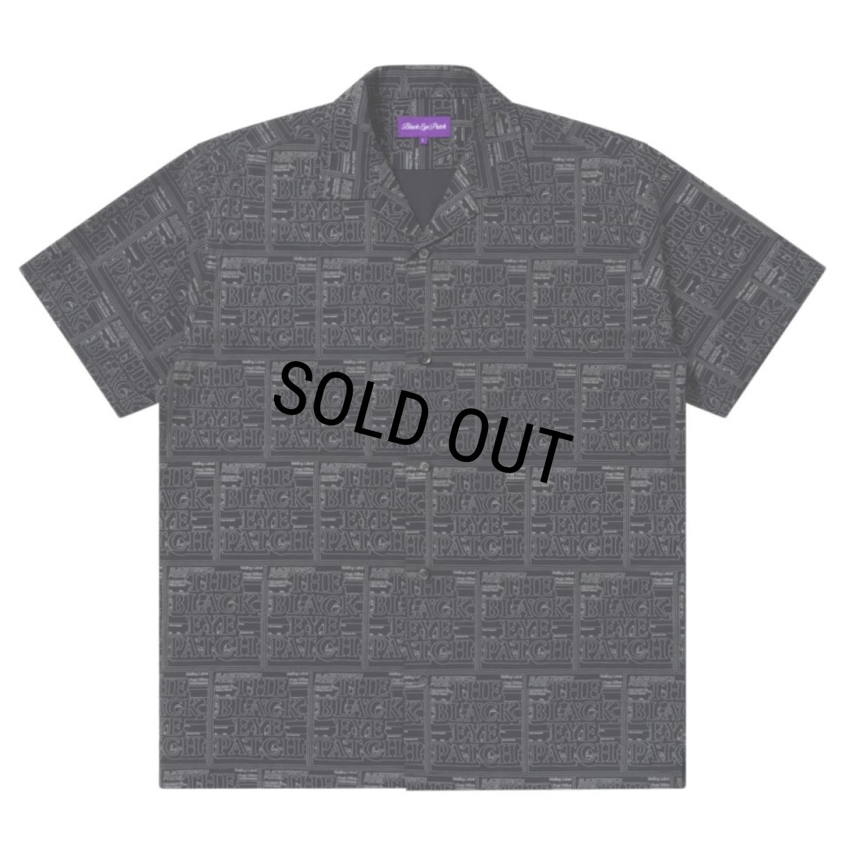 画像1: BlackEyePatch/PRIORITY LABEL S/S RAYON SHIRT（BLACK） (1)