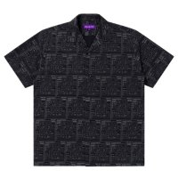 BlackEyePatch/PRIORITY LABEL S/S RAYON SHIRT（BLACK）