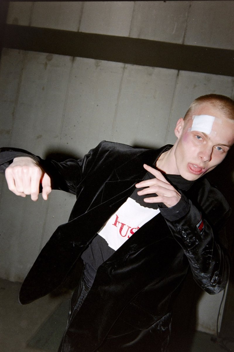 画像2: 【30%OFF】DAIRIKU/"HUSTLER" Tartle Neck Tee（Black）［タートルネック長袖T-24秋冬］