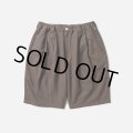 TIGHTBOOTH/HONEYCOMB BORDER BIG SHORTS（Brown）［ハニカムボーダービッグショーツ-24夏］