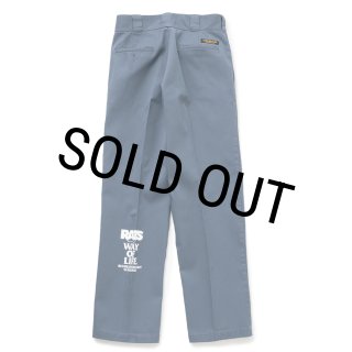 30%OFF】RATS/T/C WORK PANTS PRINT（BLUE）［T/Cワークパンツ-24春夏