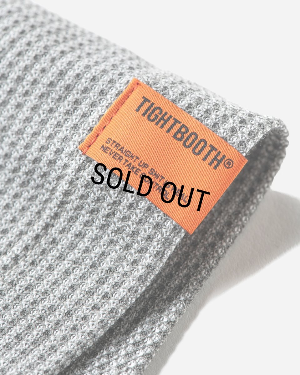 画像3: TIGHTBOOTH/HONEYCOMB BORDER T-SHIRT（Grey）［ハニカムボーダーT-24夏］ (3)