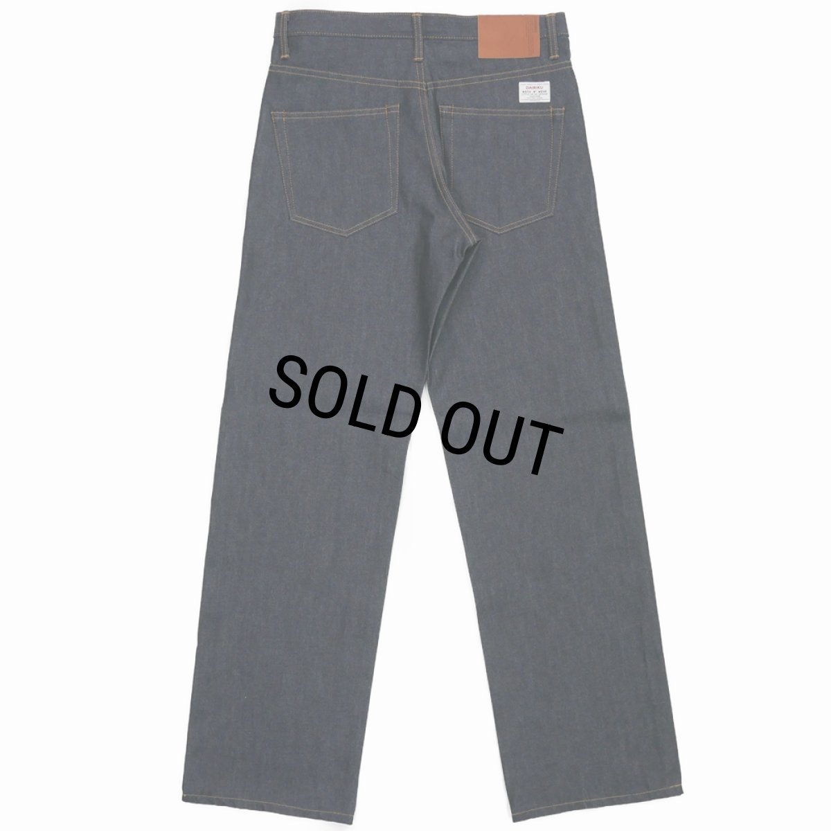 画像2: DAIRIKU/Rigid "Straight" Denim Pants（Indigo）［ストレートデニムパンツ-24秋冬］ (2)