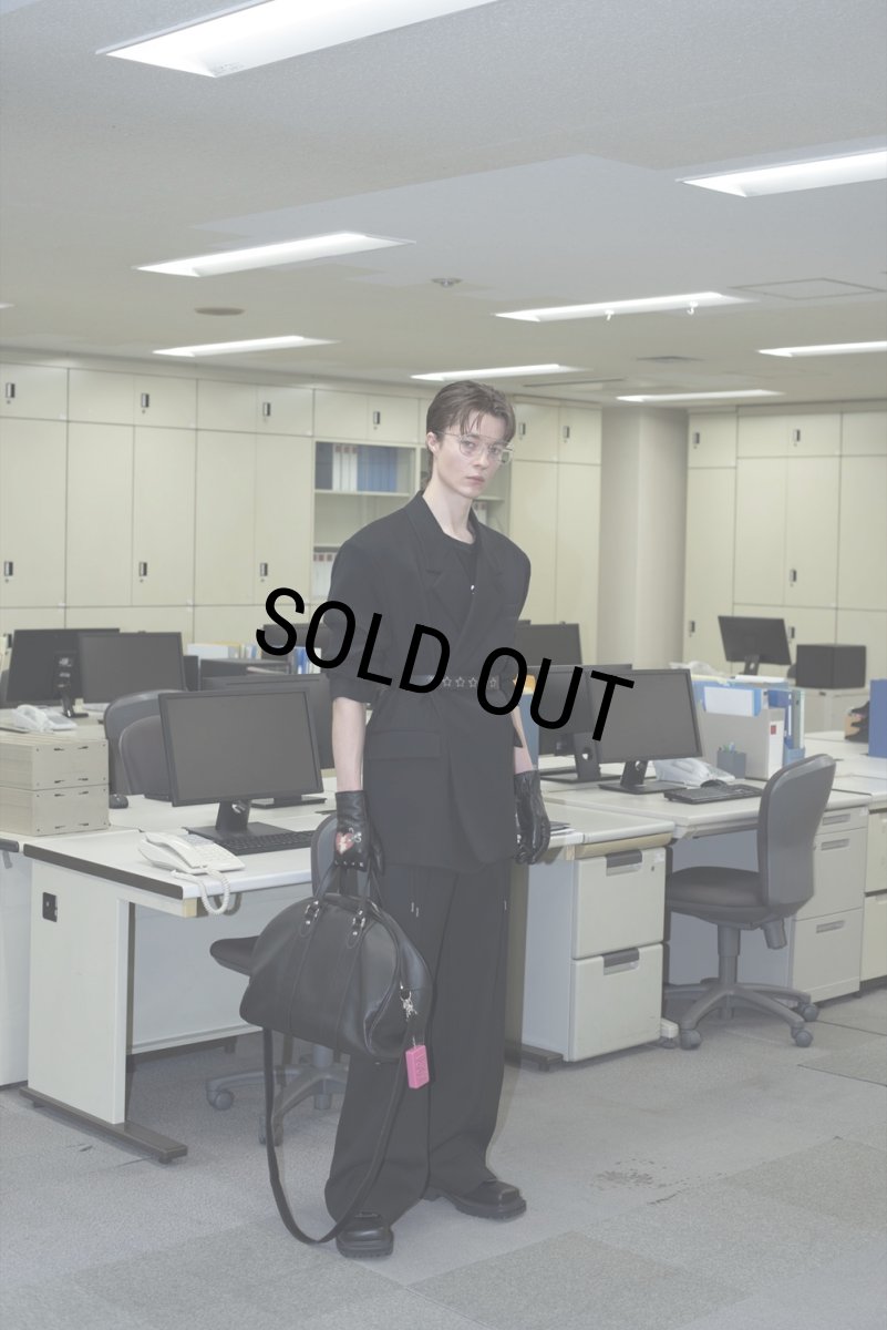 画像2: DAIRIKU/Leather Boston Bag with Soup Acce（Black）［レザーボストンバッグ-24秋冬］ (2)