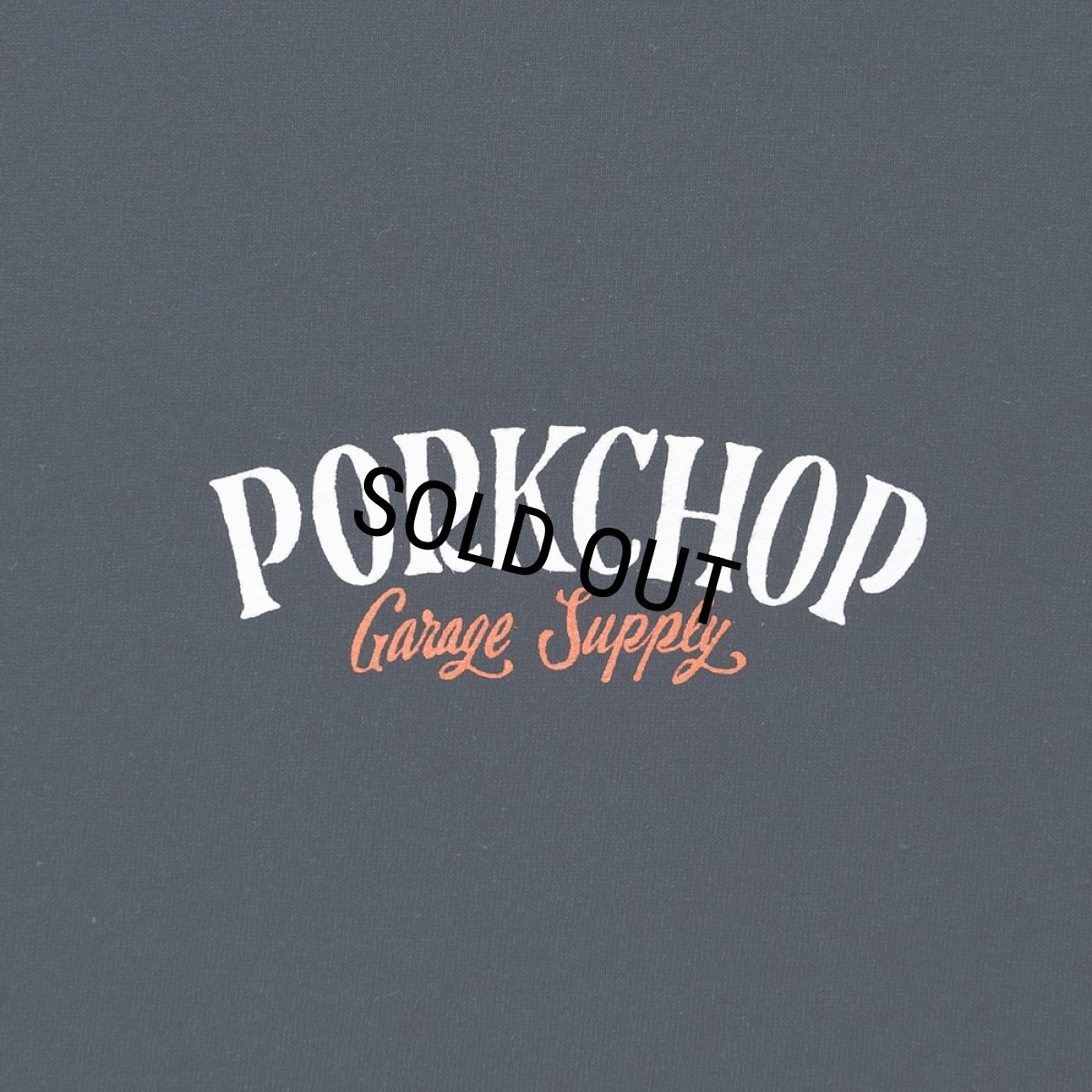 画像3: PORKCHOP/PORK BACK TEE（NAVY）［プリントT-24春夏］ (3)