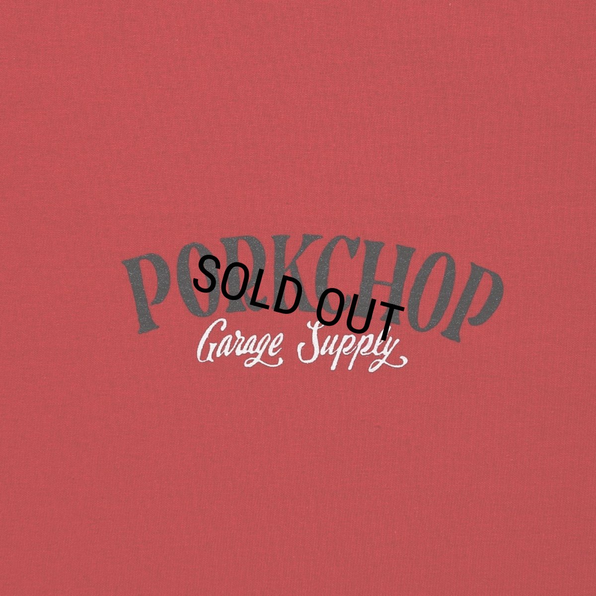 画像3: PORKCHOP/PORK BACK TEE（RED）［プリントT-24春夏］ (3)